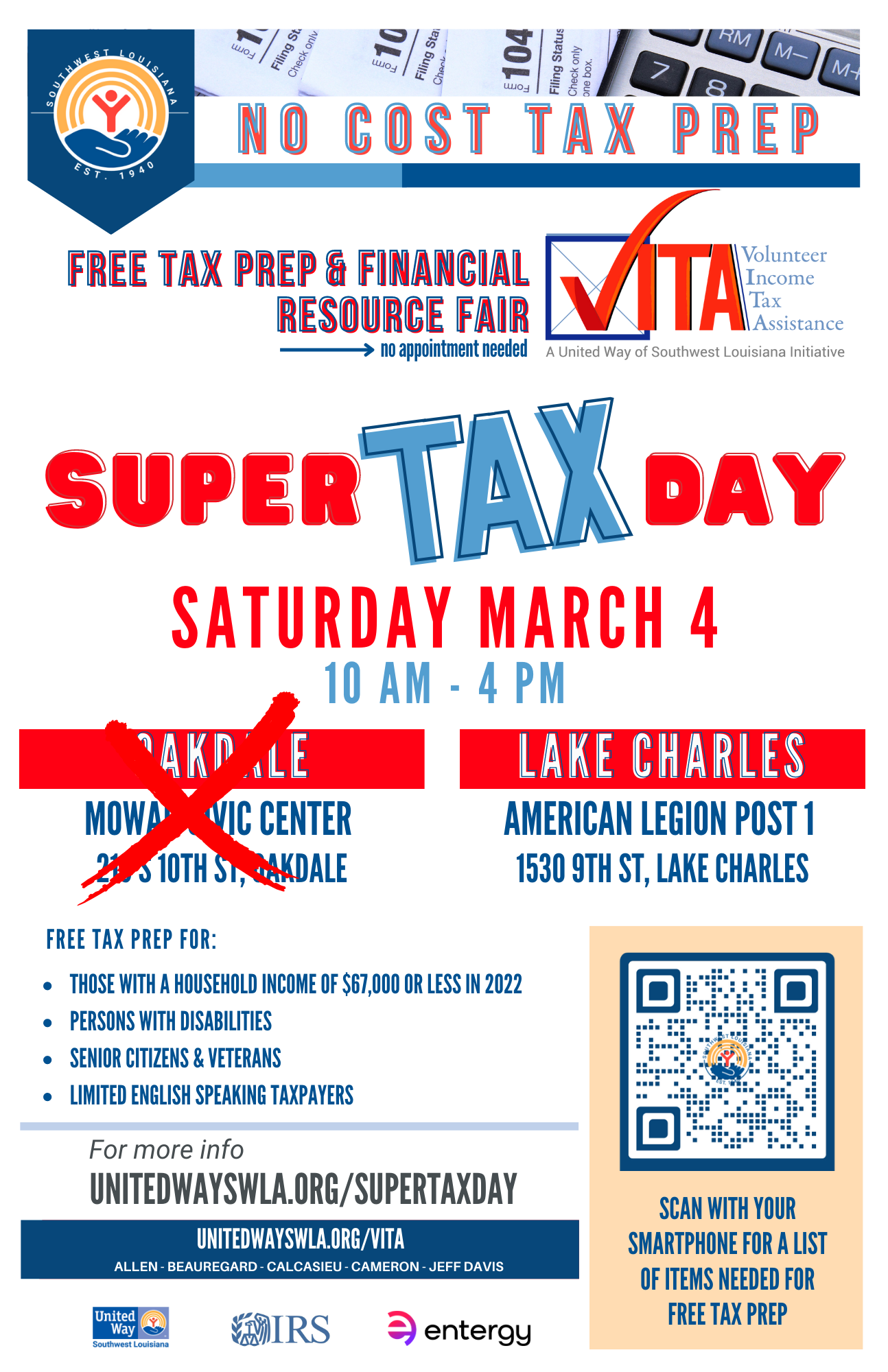 Super Tax Day Flyer