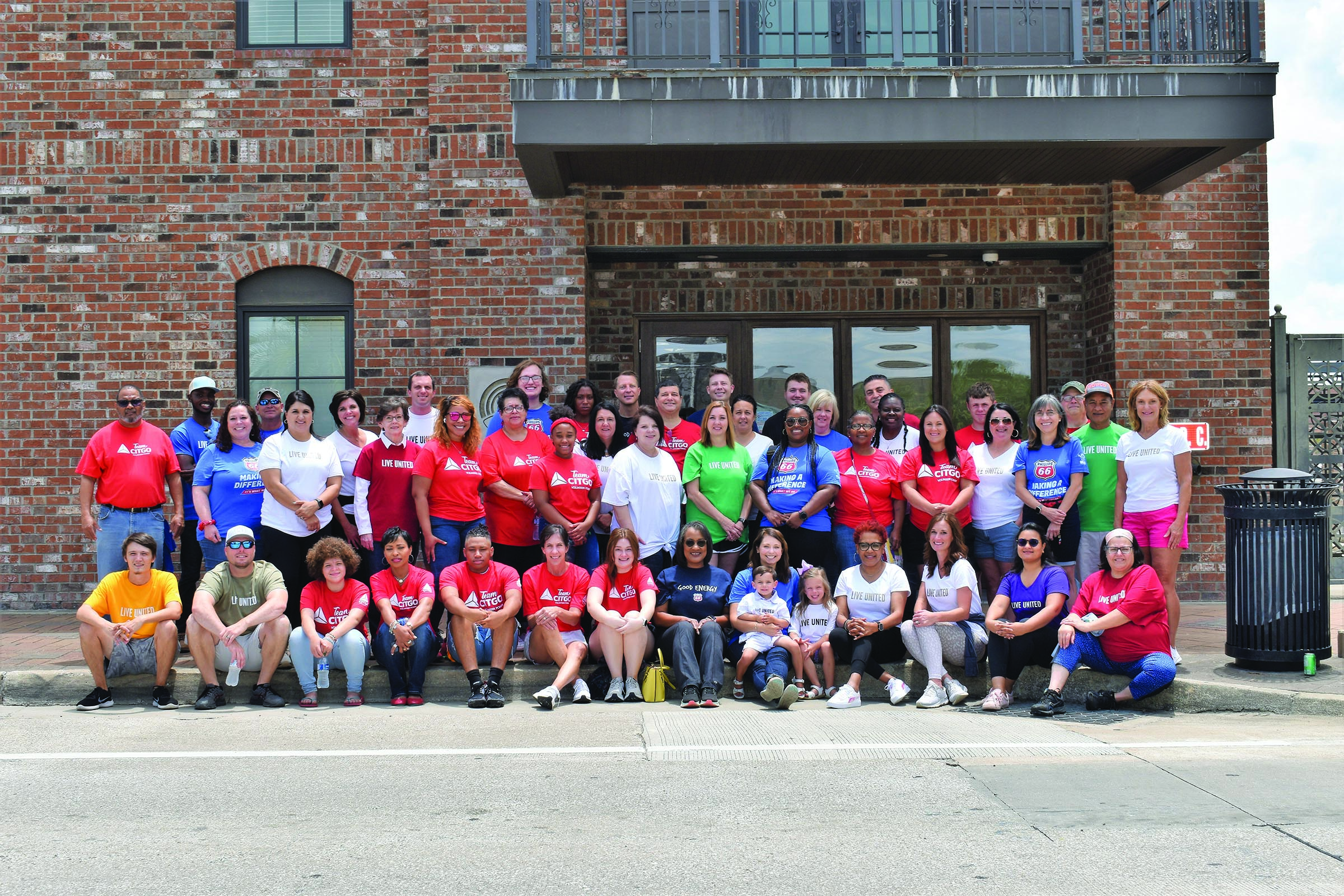 group of volunteers