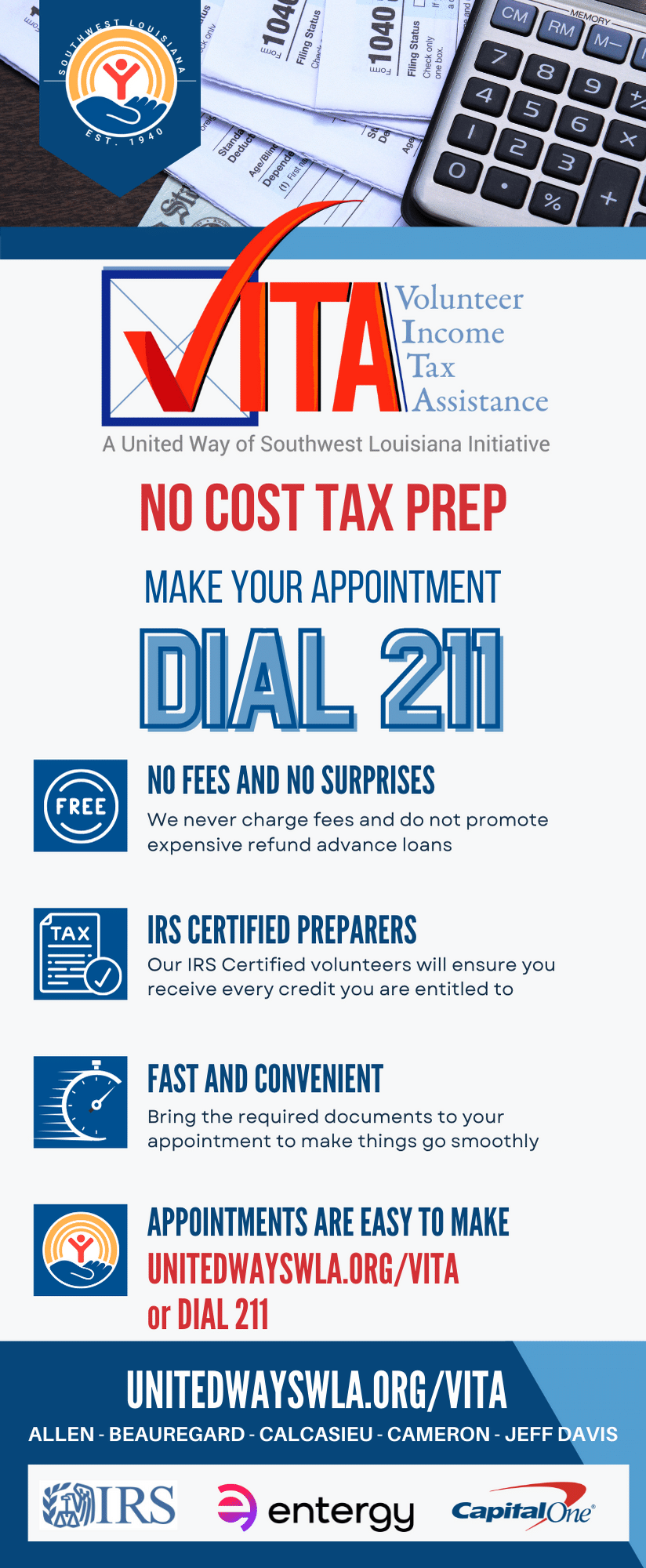 VITA free tax preparation