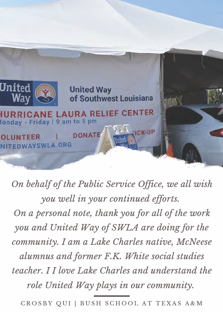 hurricane relief center