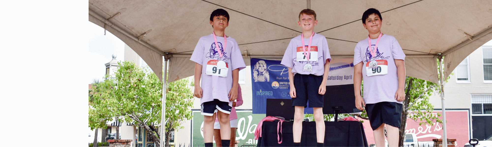 young boys at a race