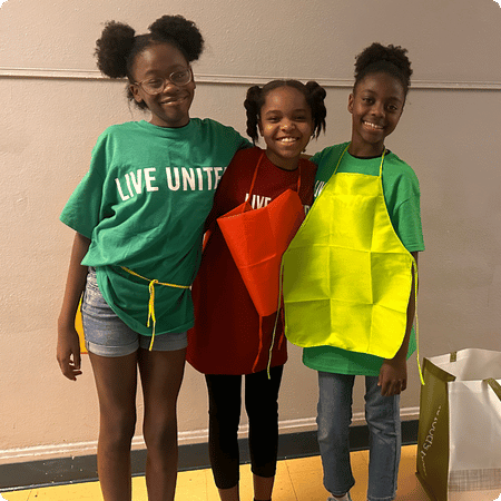 3 young girls