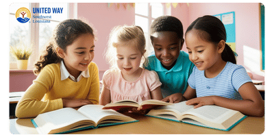 children reading